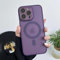 ORBANA Case For iPhone 11 Matte Magnetic Clear Ultra Thin Slim Wireless Charging Cover with Lens Film(For iPhone 11/8)