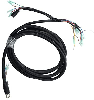 Saluaqui Scatola di Controllo Fuoribordo Sostituzione del Cavo del Cavo - Principale a 8 Pin per Scatola di Controllo Remoto - Guaina in PVC per Barche Gonfiabili, 17179t1 Compatibile