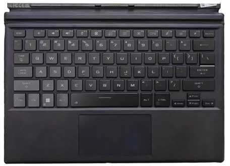 US-Tastatur-Handballenauflage mit Hintergrundbeleuchtung, schwarz, 13,3 Zoll, kompatibel mit ASUS, ROG X Flow Z13 GZ301ZA (Modelljahr 2022)