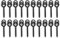 Bank Tackle Bait Screws 12mm 3 Styles Black Metal Carp Fishing Terminal Rig Tackle Pop Ups (Bait Screw with 3.1mm Ring, x 20 Pack)
