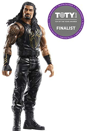Mattel GmbH FWL86 WWE Sound Slammers Figur, Roman Reigns, 15 cm