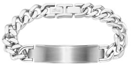 LOTUS STYLE Pulsera LS1989-2/1 Men In Black Acero inoxidable 316l Cadena 215.00 mm Hombre