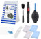 Kare & Kind Kameraobjektiv-Reinigungsset - 2-in-1-Objektivreinigungsstift, Luftgebläse, Reinigungsbürste, Leere Wiederverwendbare Sprühflasche, Objektivreinigungspapier (50 Blatt), Mikrofasertücher