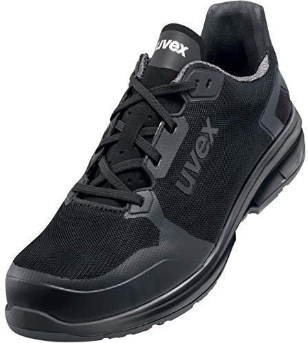 Uvex 1 Sport Arbeitsschuhe - Sicherheitsschuhe S1 P SRC ESD - Schwarz - Weite 14 / Extra Breit, Größe:47