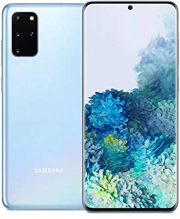 Samsung Galaxy S20 Smartphone 4G ohne Vertag 128 GB interner Speicher, 8 GB RAM, Hybrid SIM, Android 10 to 13 - Deutsche Version (blau, 128GB)