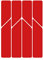 Riesel Design - re:Flex Frame - Fahrrad Reflektoren/Aufkleber Fahrrad/reflektierende Folie & Reflektor Aufkleber für Fahrräder oder Kinderwagen/Reflection Bike Sticker für Sicherheit (red)