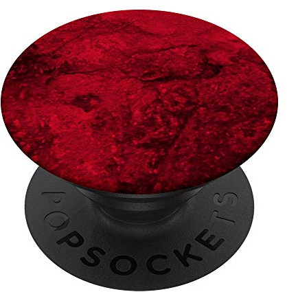 Dark Red Black Cellphone Holder Hand Pop Up Smart Phone Knob PopSockets PopGrip: Impugnatura per Telefoni Cellulari e Tablet Intercambiabile
