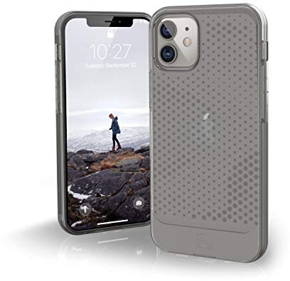 URBAN ARMOR GEAR [U by UAG iPhone 12 Mini 5G - (5.4 inch) Case Lucent Slim Fit Lightweight Stylish Transparent Impact Resistant Protective Phone Cover, Ash