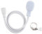 Juliyeh 2Pcs Pet Showerhead Single Tap Hand Held Pet Shower Sprayer for Bathtub Faucet Bathing Sink Dog Shower Head Shower Spray Hose Connector White
