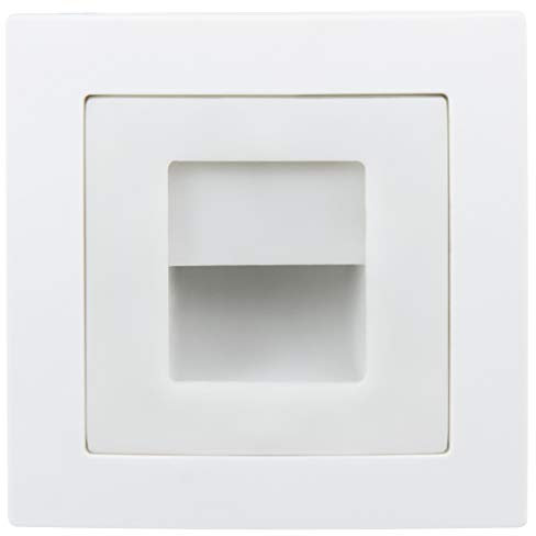 MC POWER - LED Einbauleuchte | FLAIR | 80x80mm, 3000K warmweiß, 86 lm | Energiesparende LED Lampe für Decken- und Wandeinbau, schlankes Design