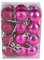 Christmas Baubles, 24/48 pcs Christmas Balls Ornaments for Christmas Tree Small Shatterproof Hanging Ball Baubles for Xmas Holiday Wedding Party Decorations Home Festival Decors (Hot Pink 3cm/24PC)