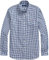 Polo Ralph Lauren Mens Classic Long Sleeve Oxford Shirt, Basic Gingham Navy/White, XL