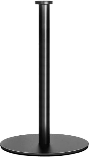 OBODING Black Countertop Paper Towel Holder - Standard & Large Size Rolls, Kitchen & Bathroom Organization