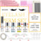 BEYAOBN Wimpernlifting Set,Wimpern Dauerwellen Set,Wimpern Curling Makeup Tools, Semi-Permanent Curling Dauerwelle Welle Eyelash Perm Kit,Wimpernverlängerung Set,Für den DIY Salon,Muttertag,Partys