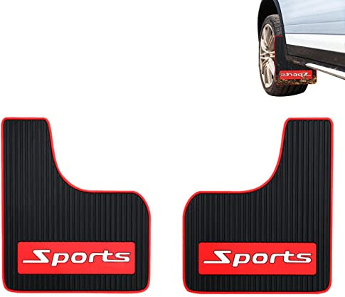 Fowybe Paraspruzzi universali - 2 parafanghi per Armature da Rally | Paraspruzzi universali in PVC per paraspruzzi per Auto berlina coupé con Hardware Anteriore e Posteriore