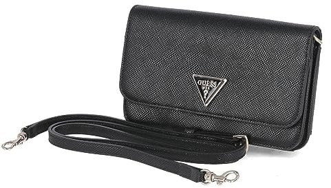 GUESS Women Noelle XBODY Flap Organizer Bag, Schwarz