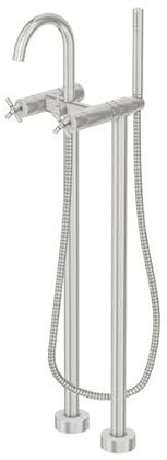 Steinberg Serie 250 Wannenarmatur, freistehend, Ausladung 153mm, 2501162, Farbe: Brushed Nickel