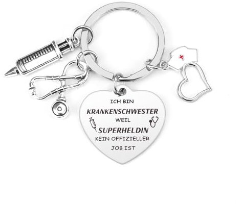 Krankenschwester Geschenke, Schlüsselanhänger Krankenschwester, Geschenke Für Krankenschwestern Silvester Geschenke Weihnachtsgeschenke Personalisierte Geschenke Ostern Geschenke Geburtstagsgeschenk