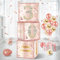 Vanulus 30th Rose Gold Birthday Balloon Boxes Decorations for Women, 3pcs Cheers to 30 Years Happy Birthday Party Supplies, Pink 30 Year Old Birthday Party Photo Booth Props Decor