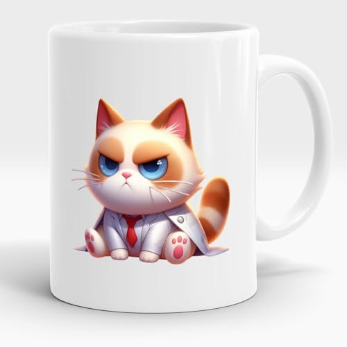Kinder lustige Tasse Kitten