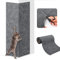 Selbstklebend Kratzteppich Katze Wand, 200cmx40cm Zuschneidbare Kratzmatte, Kratzbrett, Kratzwand für Katzen - Schützt Teppiche, Sofa und Möbel