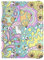 Reisepasshülle, bunte Pilze, Reisepasshülle, Premium-PU-Leder, 14,5 x 10,9 cm, Bunt, 1 size