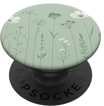 Blumen Mint Grün PopSockets Klebender PopGrip
