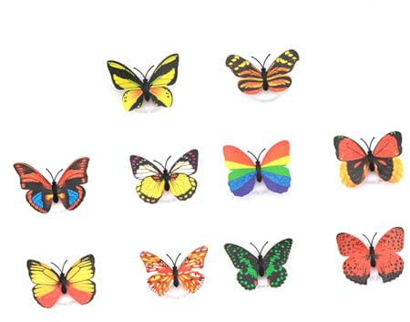 WHAMVOX 10st Led-nachtlicht Kühlschrankmagnet Nachtlicht Farbwechselndes Licht Lichthausdekorationen Für Zu Hause Erleuchten Nachtlicht Dekorationen Für Zuhause Wohnkultur Wandschutz