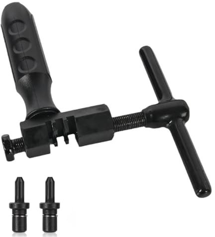 lcyen Bike Chain Breaker Tool - Universal Bicycle Chain Breaker, Cutter, and Remover for 6-11 Speed Chains, Chain Link Removal Tool Includes Spare Replaceable Pin