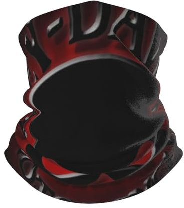 EUZLKDXU Tour de cou de cyclisme pour randonnée et Harley Davidson - Chaud/UV/sûr recherché pour le sport en plein air NeckComfort MultiSportMustHave, Noir , Taille unique