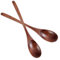 Hpmjz 2 PCS Wooden Spoons for Honey Coffee and Tea 8.86 Inch Wooden Mixing Spoons Long Handle Natural Wood Tea Spoon Kitchen Utensils for Stirring Eating and Cocktail Mixing