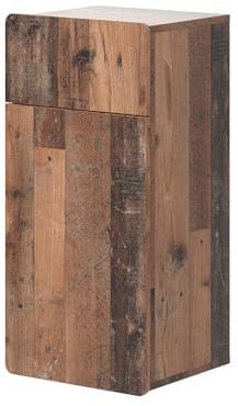 Vicco Midischrank Izan, Badmöbel, Oldstyle, 36.6 x 76.6 cm mit Schublade und Tür
