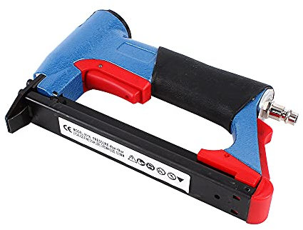 Klammer-Nagelpistole Druckluftnagler Drucklufttacker mit Transportkoffer Industrielle Druckluftnaglerpistole 4-8bar ein normaler Luftdruck von 4-8 bar und ein leistungsstarker abgedichteter