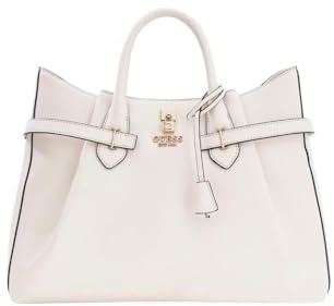 GUESS borsetta borsa a tracolla Yesba Girlfriend Satchel Bag Cream White avorio