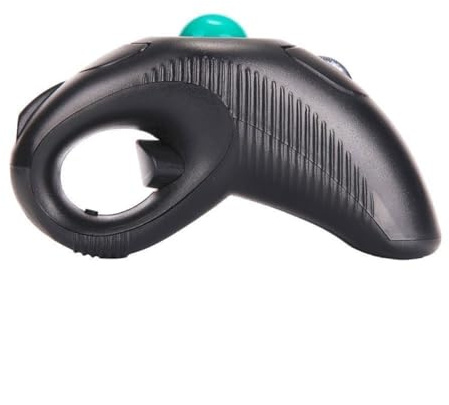 Levemolo 2,4 ghz Drahtlose Daumengesteuerte Trackball Maus USB Anschluss Kabellose Handmaus für Laptop Undpc Schwarz
