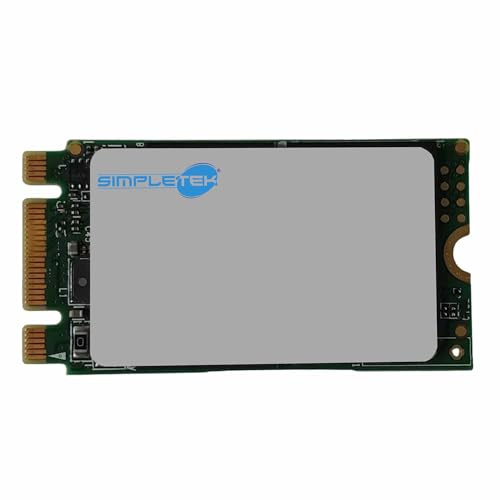 SIMPLETEK - Interne SSD M.2 SATA NGFF 2242 mit 32 GB - 6 Gbit/s | Ideal für PC Laptop Notebook Memory Vault (Generalüberholt)
