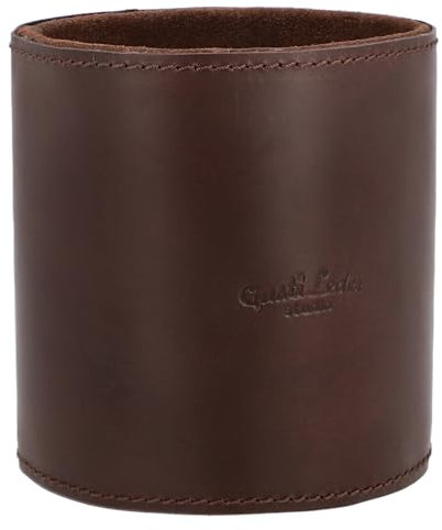 Gusti Pot à ustensiles Cuir Studio ciaculli Étui carquois Pot à crayons Accessoires bureau Marron Marron foncé 2 A74–26–3