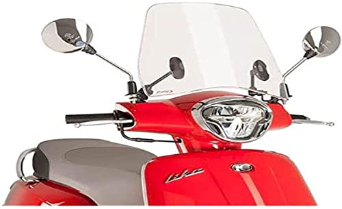 Puig 9839W Urban Rollerscheibe optimierte Aerodynamik, Transparent