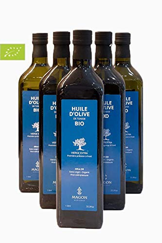 6x1L Olio d'oliva bio, prima spremitura a freddo, extra vergine