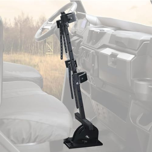 KEMIMOTO UTV Tool Holder Rack, Hunting Tool Holder Rack Tool Mount Vertical Floor Compatible con Polaris Ranger RZR, General Golf Cart, Tractor