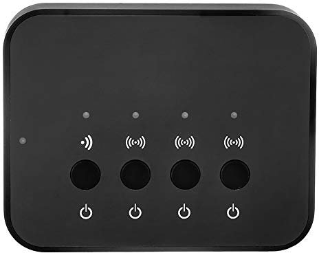 Splitter Bluetooth 1 ingresso 3 uscite, adattatore audio stereo wireless cablato 3,5 mm, compatibile con telefoni cellulari, tablet, computer portatili, per ascoltare musica, guardare d