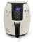 Kitchen Perfected® 4L XL Family Sized Digi-Touch AIRFRYER - Portable Fryer / Grill / Oven / Steamer Uses 80% Less Oil. 1500w Extra Large Power Air Fryer in Cream and Black