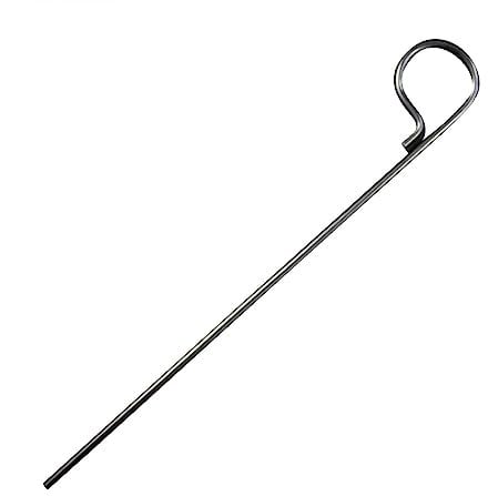 Linxor - Lot de 10 pitons Fixes Gazon en INOX 29 cm