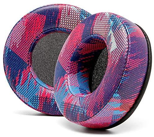 WC Wicked Cushions Extra Thick Premium Earpads For Skullcandy Hesh Wired & Hesh 2 Wireless Headphones - Speed Racer