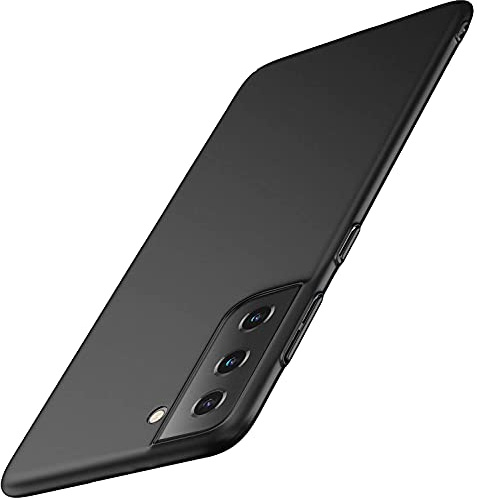 Hülle Kompatibel mit Samsung Galaxy S22 Plus 6.6, Ultra Dünn Matte Handyhülle Slim Case Cover Kratzschutz Hardcase Anti-Rutsch Schutzhülle Hard PC Für Samsung Galaxy S22 Plus Schwarz