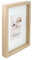 KM Foto 3D Objektrahmen Holz Bilderrahmen Shirt Trikot Rahmen Collage Wanddeko Poster S220: Farbe: Natur | Format: 30x40