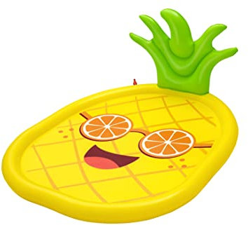 BESTWAY Piscina Infantil con Chorros de Agua Sunny Pineapple 196x165 cm Multicolor