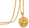 Speroto kette herren, halskette kette, sternzeichen kette, sternzeichen anhänger, edelstahl kette, geschenk herren(Steinbock,gold)