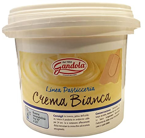 Crema Spalmabile Gandola Crema Bianca Secchiello 3 Kg Linea Professional