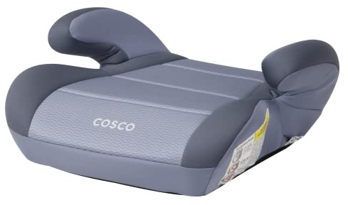 Cosco Topside Backless Booster Car Seat, Lightweight Booster Seats for Cars 40-100 lbs, Backless Booster Seat for Car, Organic Waves